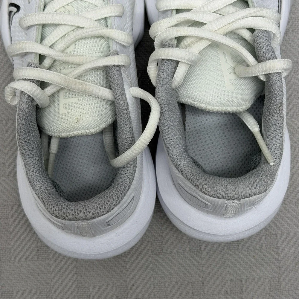 Nike Shoes Unisex Kids Size 10‎ White Mesh Low Top Baseball Sneakers CZ5592-100